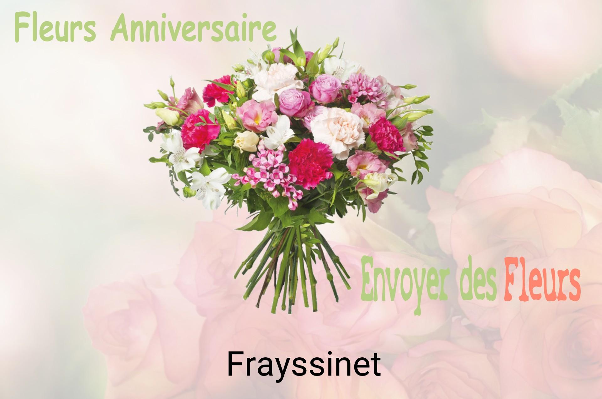 Bouquet de fleurs d’anniversaire livré à Frayssinet